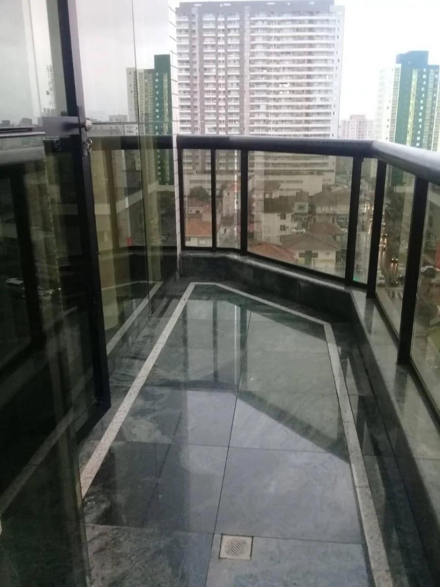 Apartamento à venda com 3 quartos, 171m² - Gonzaga,Santos