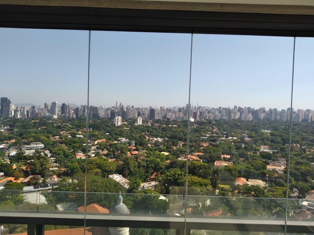 - Apartamento no Fasano Itaim,Vista espetacular do Jardim Europa, 288m², 3 suites